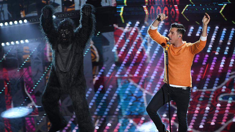 Francesco Gabbani - Sanremo 2017 LaPresse