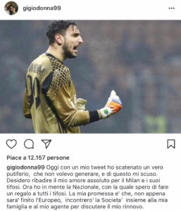 Donnarumma Instagram