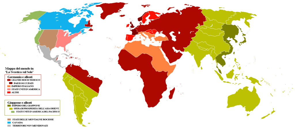 ucronie e distopie: svastica mappa