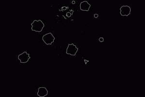 asteroids grafica vettoriale