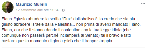 La reazione di Maurizio Murelli, protagonista del "Giovedì Nero", alla Legge Fiano.