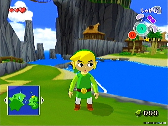 zelda wind waker grafica