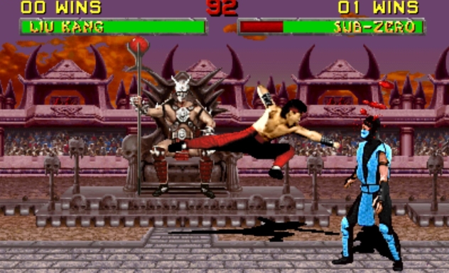 mortal kombat digitized sprite grafica