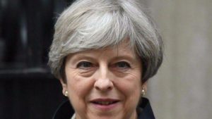 La premier britannica Theresa May, protagonista di Brexit.