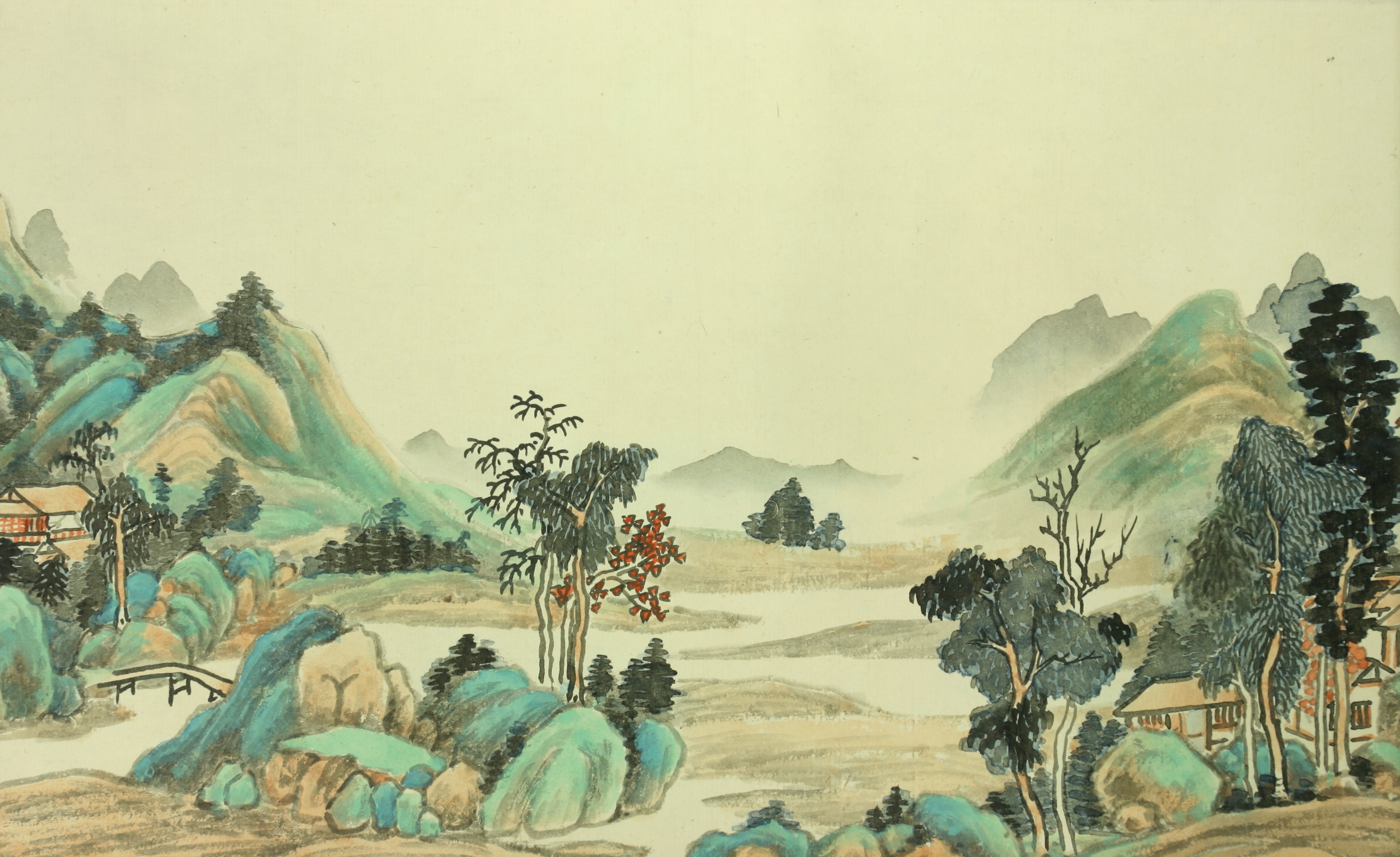 paesaggio cinese del V secolo