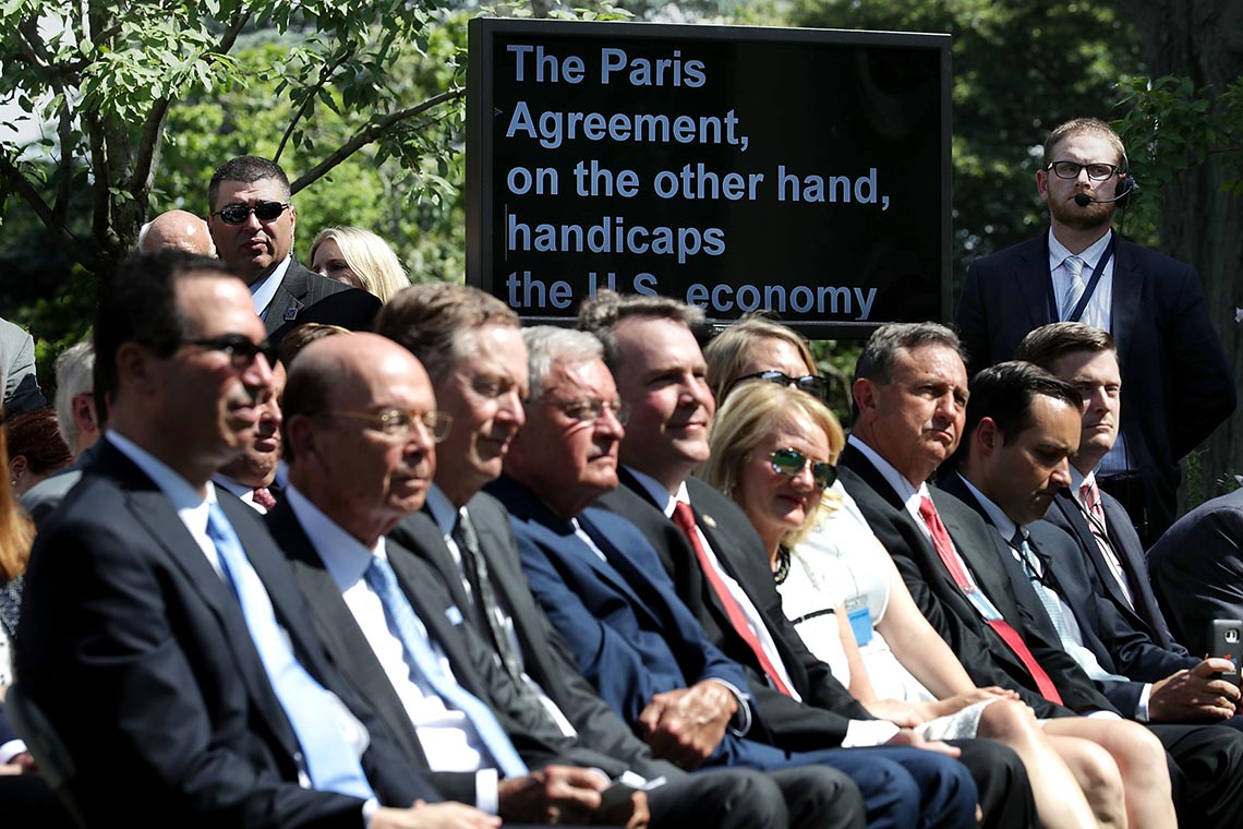 Il presidente Trump annuncia l'uscita degli USA dagli accordi di Parigi - Ecologia.