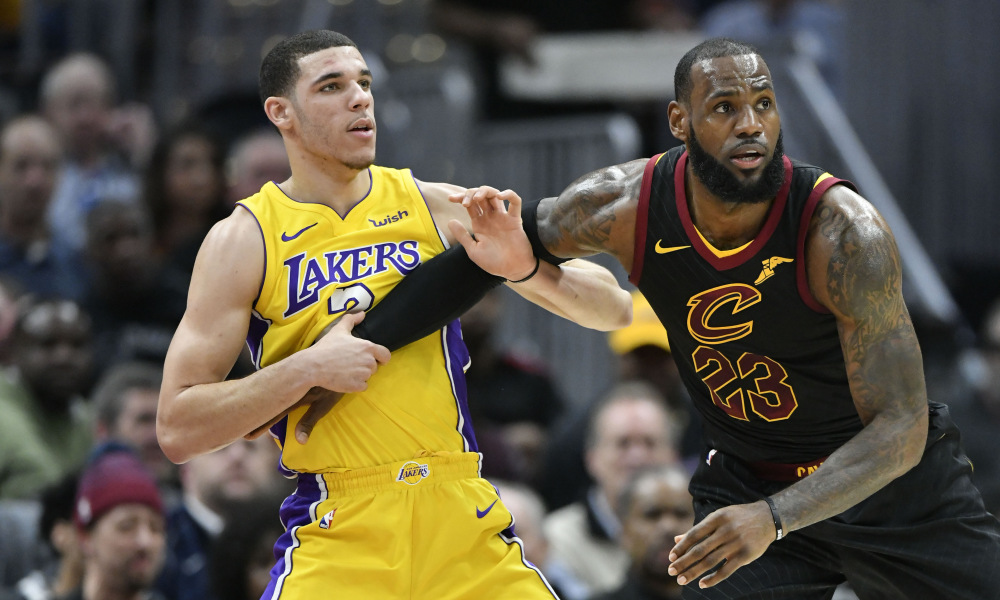 Lonzo Ball Lebron James