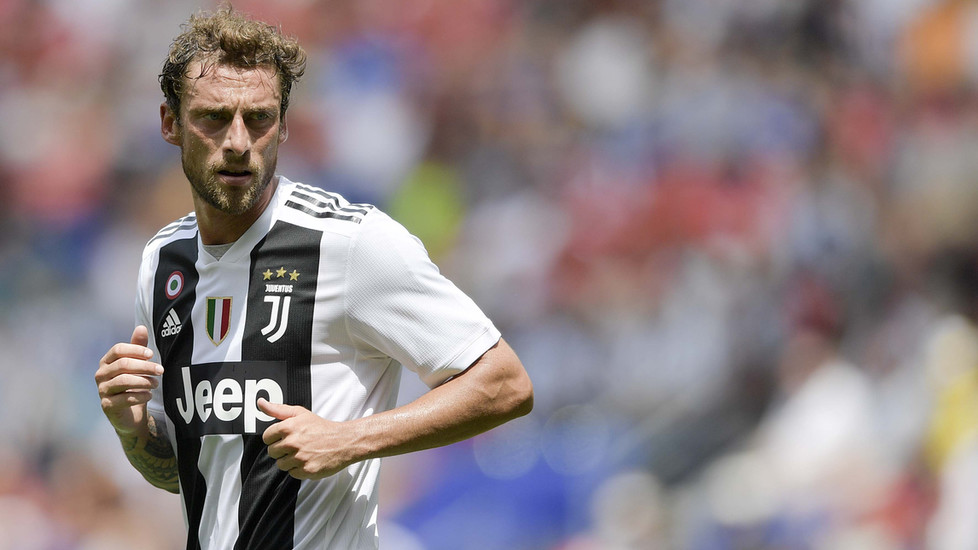Claudio Marchisio nella partita amichevole giocata tra Juventus e Benfica. Foto: Getty Images.