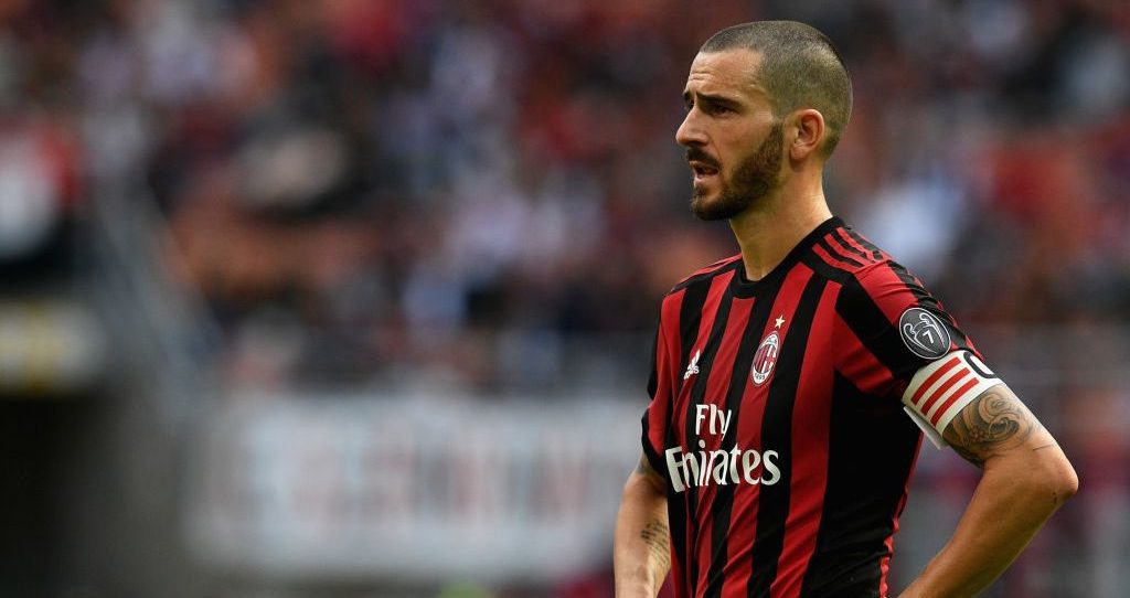 Leonardo Bonucci, ex-capitano del Milan. Foto: Claudio Villa/Getty Images.