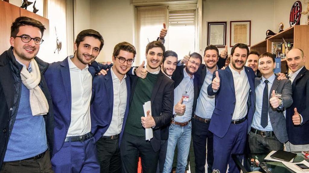Squadra social di Salvini