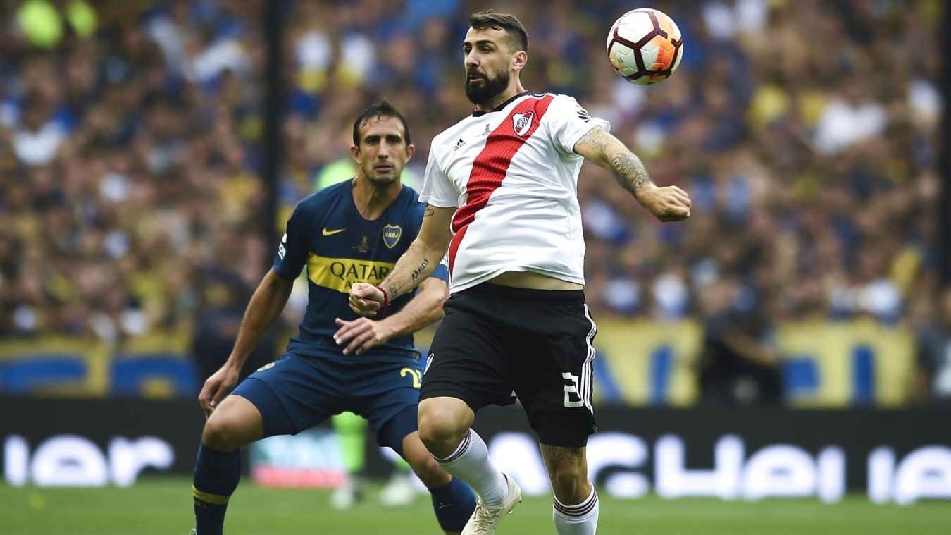 Foto del Superclasico tra Boca Juniors e River Plate. Foto: Getty Images.