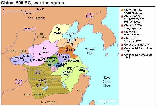 L'epoca degli Stati Combattenti è il periodo in cui presumibilmnte Sun Tzu ha scritto L'arte della Guerra