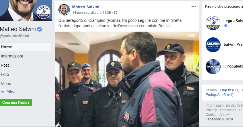 La divisa che indossa Salvini è un simbolo della nuova italianità