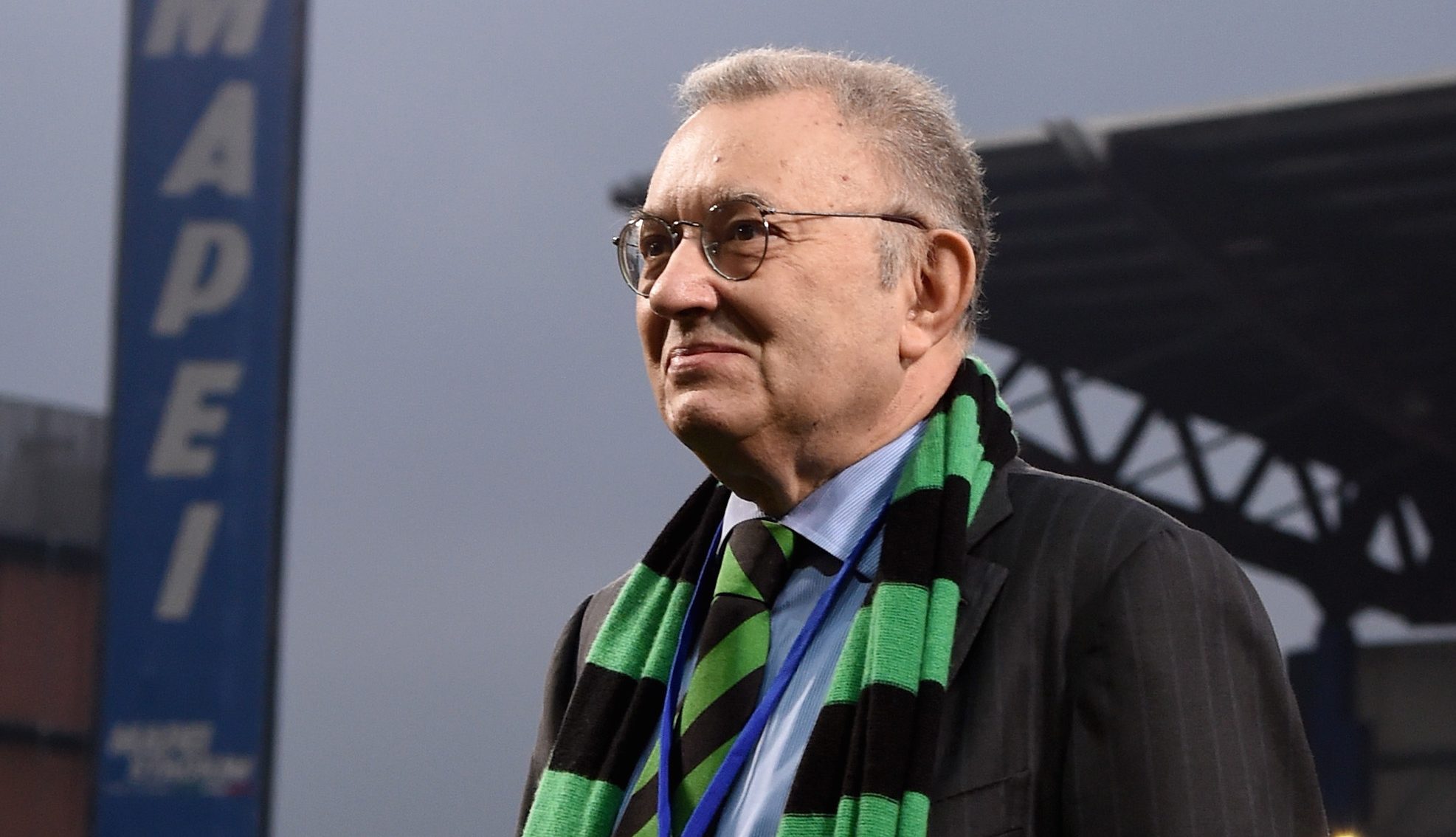 Giorgio Squinzi, patron del Sassuolo. Foto: Claudio Villa - Inter/Inter via Getty Images.