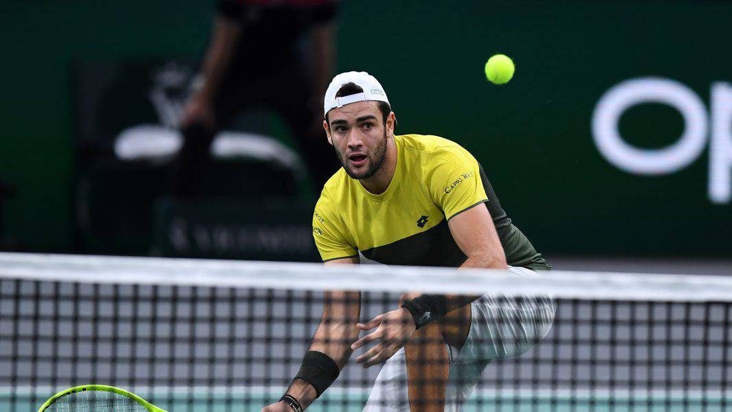 Matteo Berrettini, uno dei nuovi volti del tennis italiano. Foto: Getty Images.