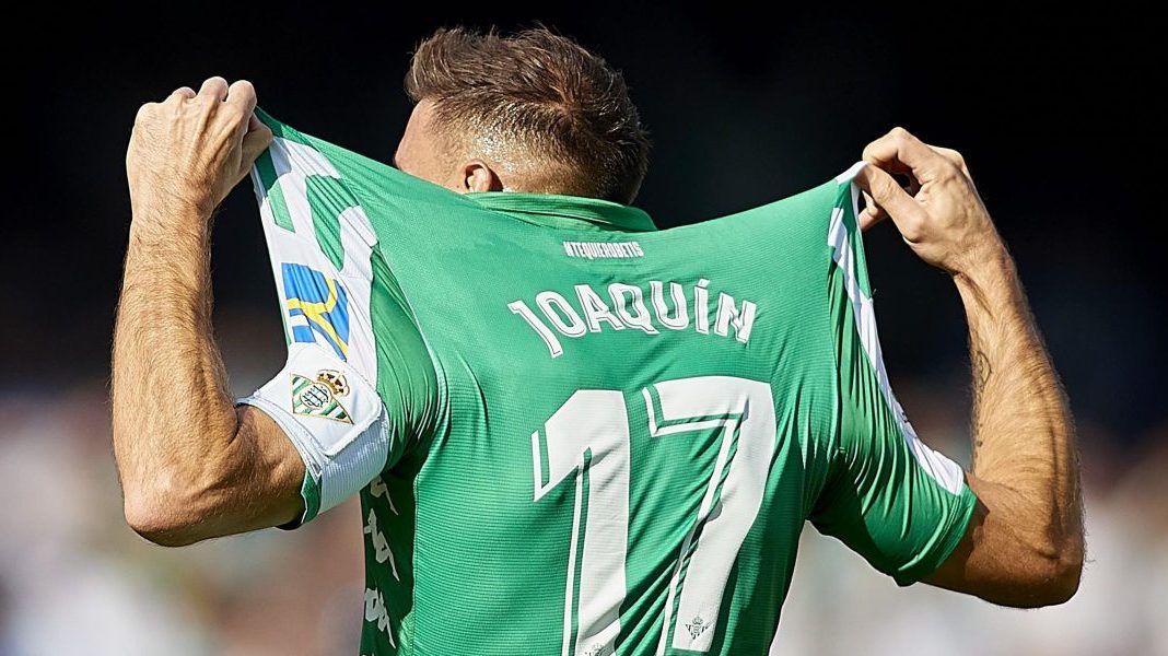 Joaquin Sanchez, il calciatore più vecchio ad aver segnato una tripletta in Liga spagnola. Foto: Getty Images.