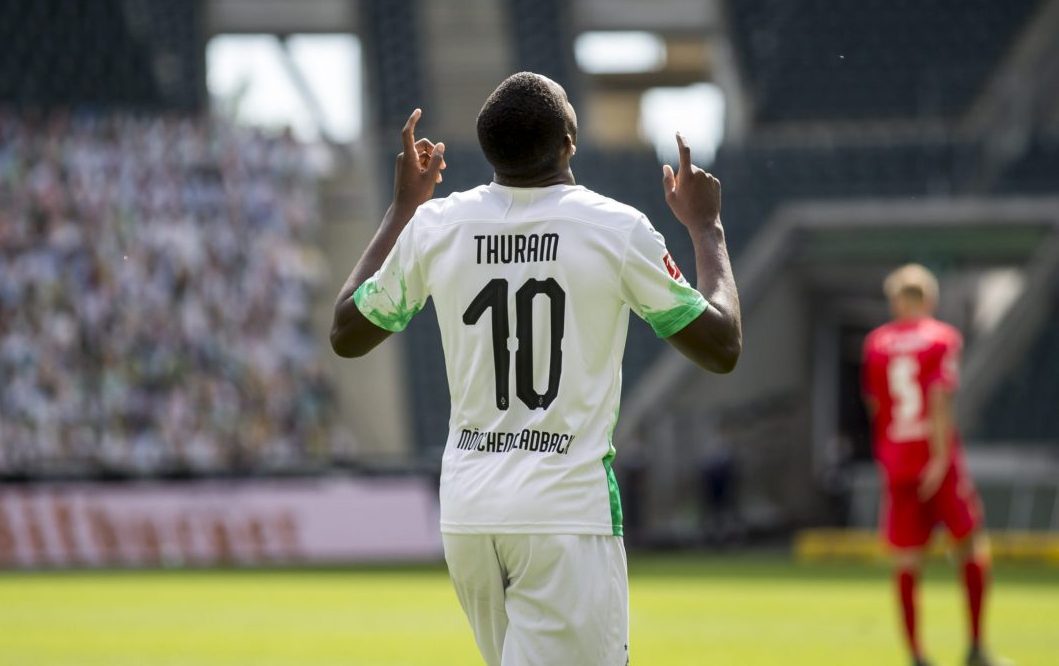 Marcus Thuram, giocatore del Borussia M'Gladbach. Foto: twitter.com/borussia_en