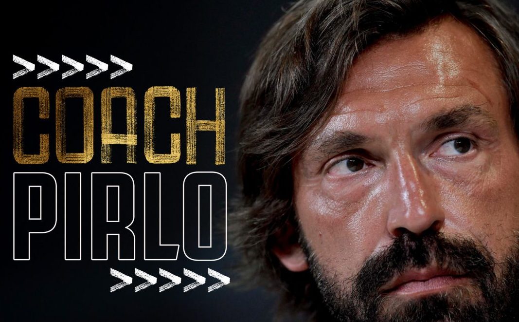 Andrea Pirlo è il nuovo allenatore della Juventus. Foto: twitter.com/juventus