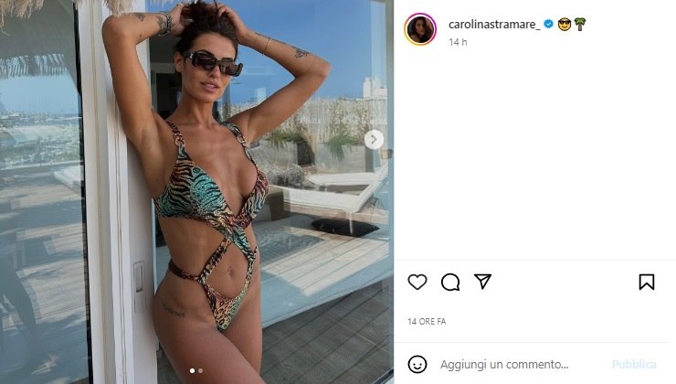Carolina Stramare in bikini
