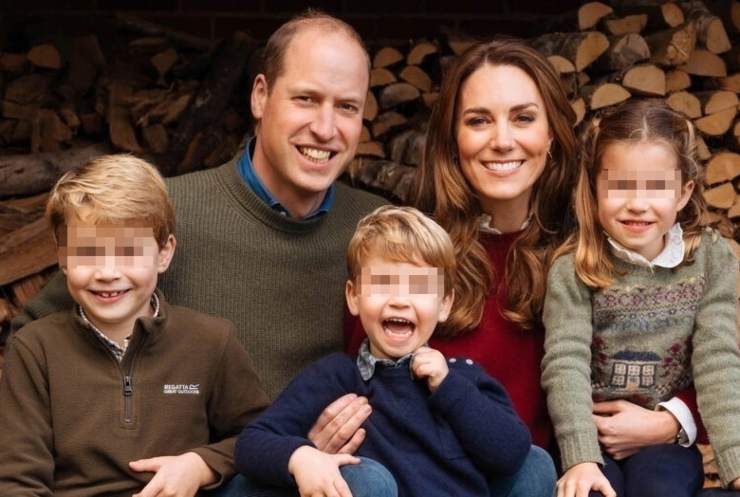 William Kate e figli