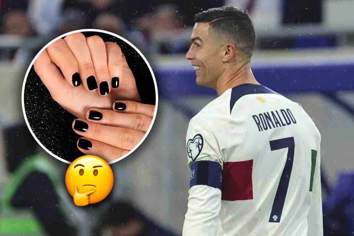 Cristiano Ronaldo e a foto com esmalte preto nos pés: por que ele usa