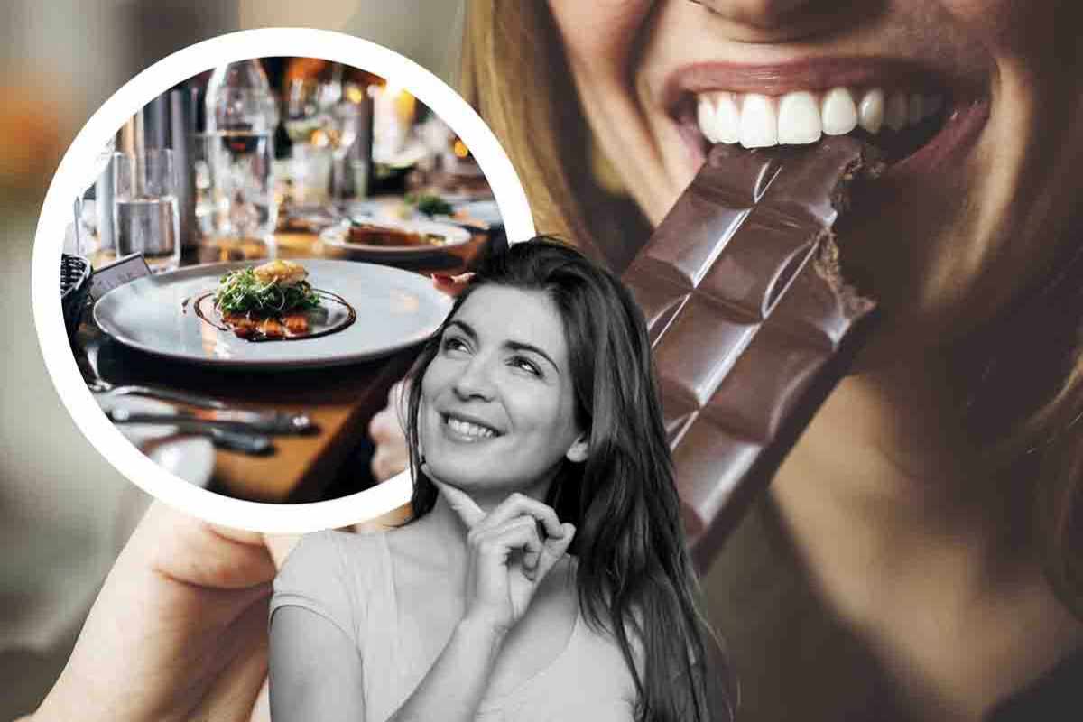 Do you succumb to dessert with a piece of chocolate after dinner?  stop it now.  There is a serious reason