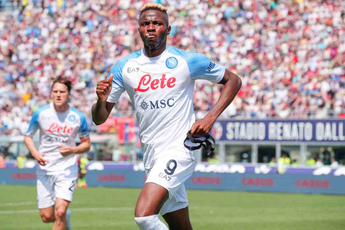 Calciomercato Napoli, ottime notizie sul futuro di Oshimen