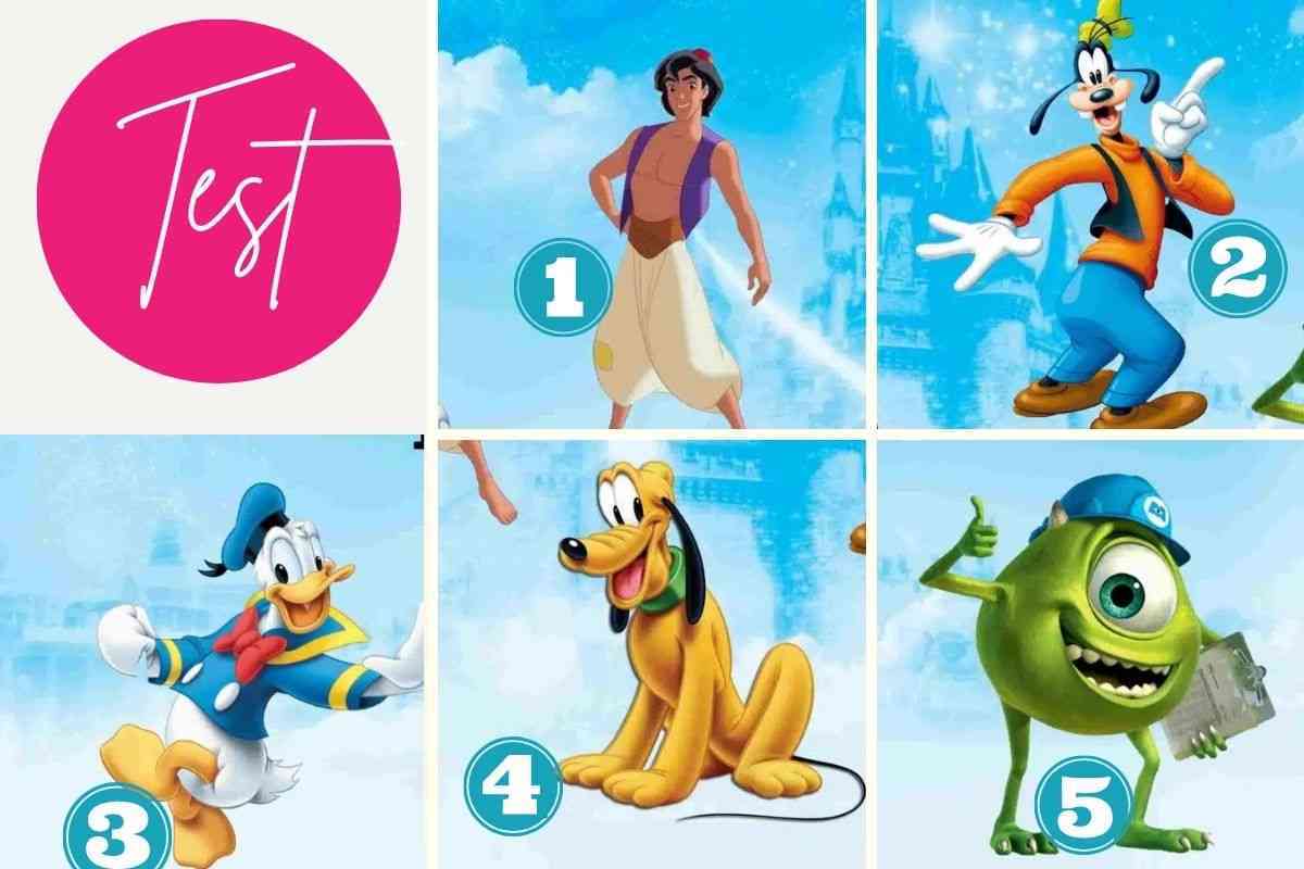 test personalità personaggi disney