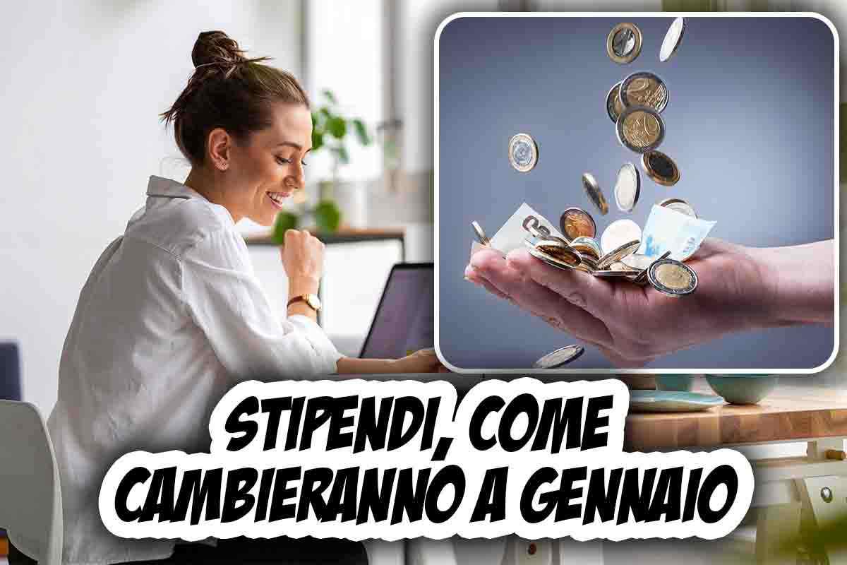 Stipendi: cosa cambia a gennaio 2024