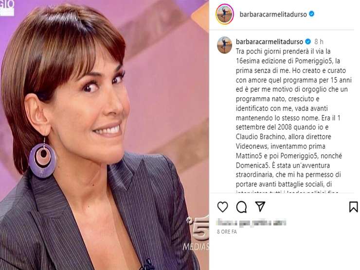 Barbara D'Urso e le polemiche contro la Mediaset