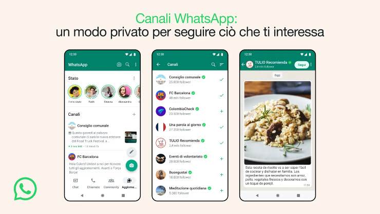 All the secrets and news of WhatsApp channels