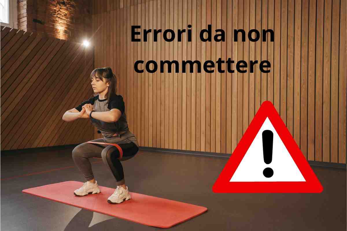 squat errori