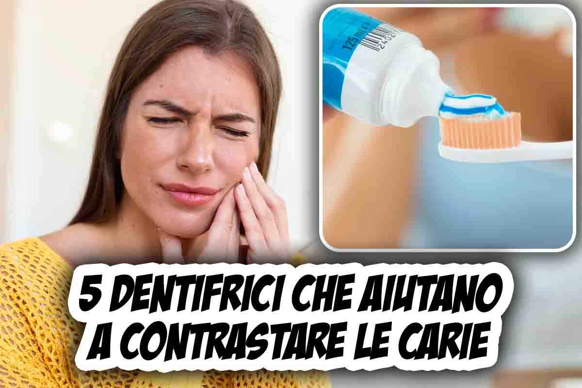 dentifrici per evitare carie