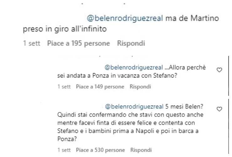 Dettaglio shock svelato da Belen