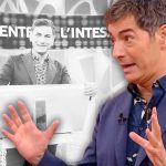 Marco Liorni scivolone in diretta