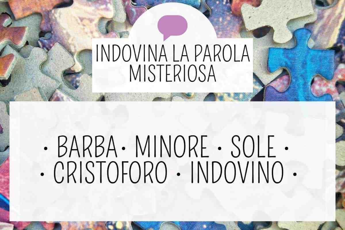 Indovinello: qual è la parola misteriosa