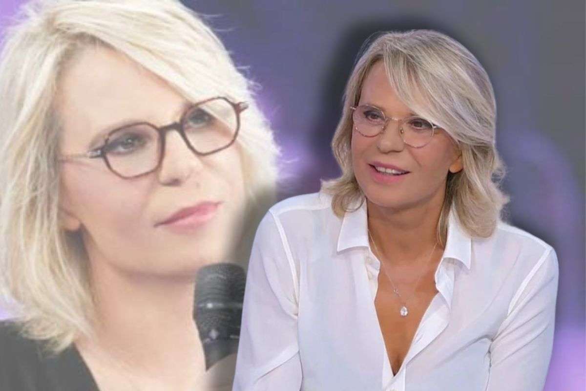 Maria De Filippi scatenata al centro dello studio