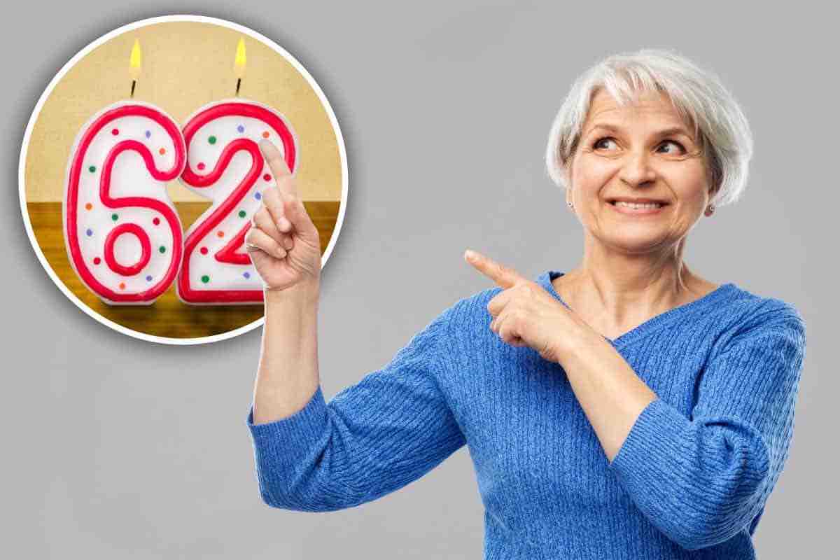 Pensione a 62 anni anche nel 2024
