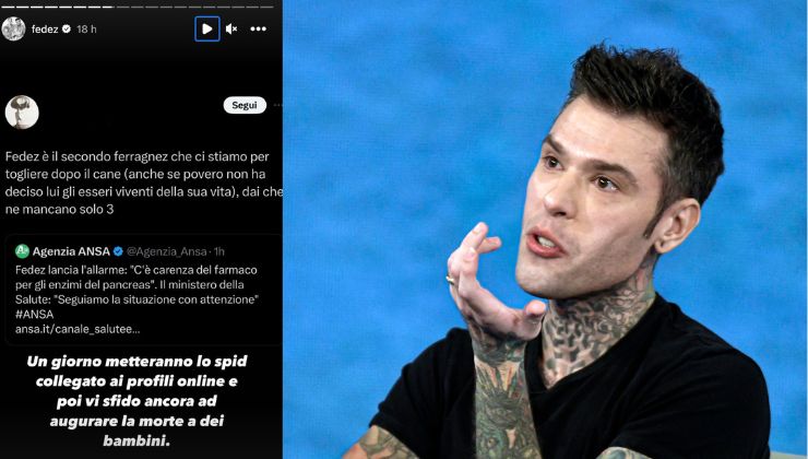 fedez risponde agli haters contro i figli