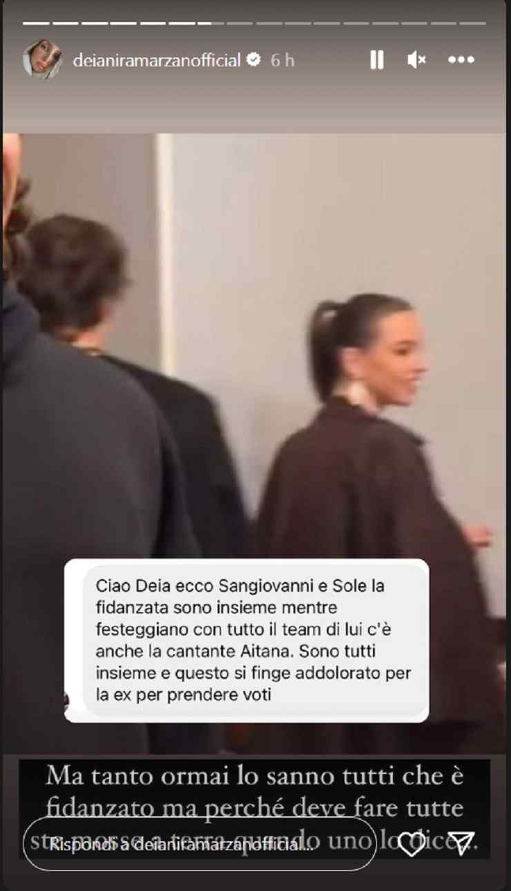 Sangiovanni nuova fidanzata