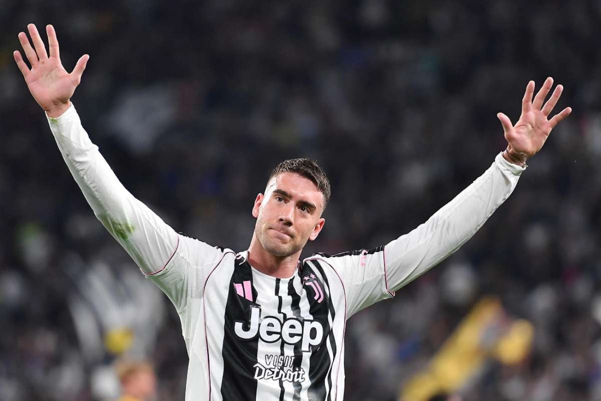 Vlahovic in maglia Juve