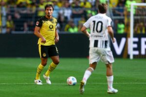 Yldiz in campo contro il Borussia Dortmund