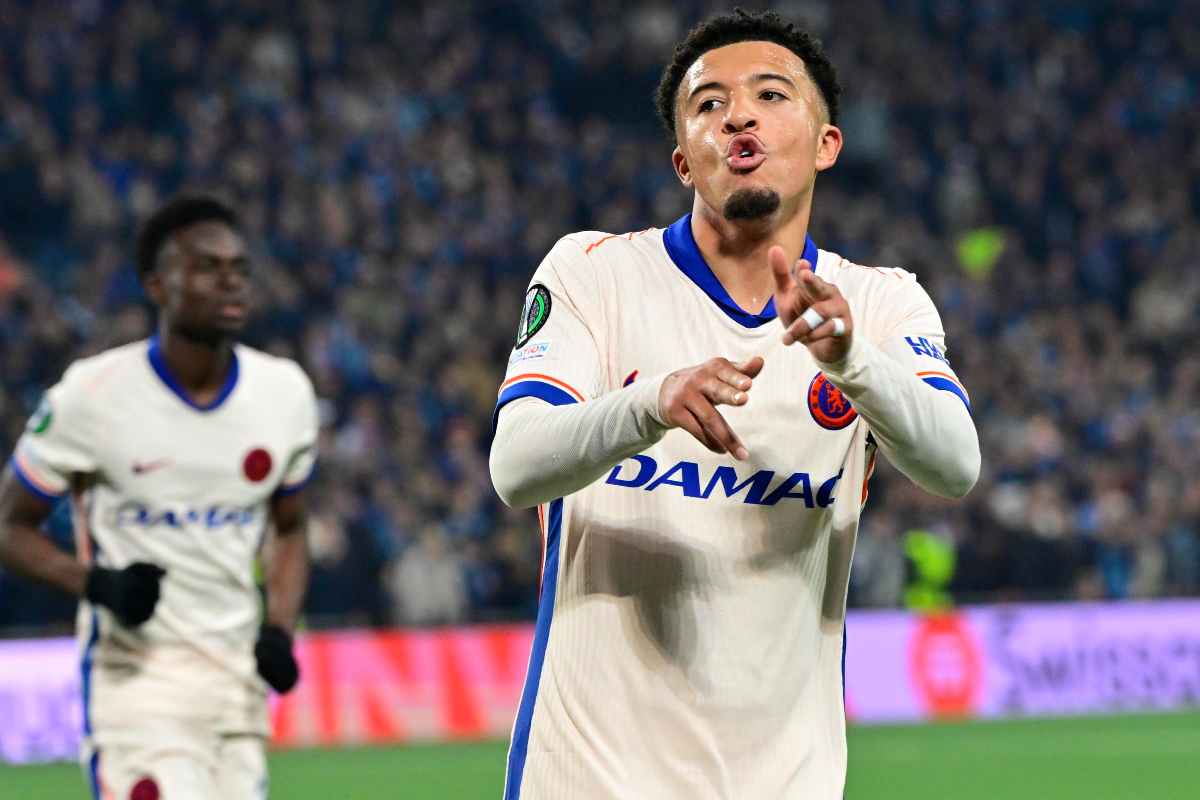 Jadon Sancho in maglia Chelsea