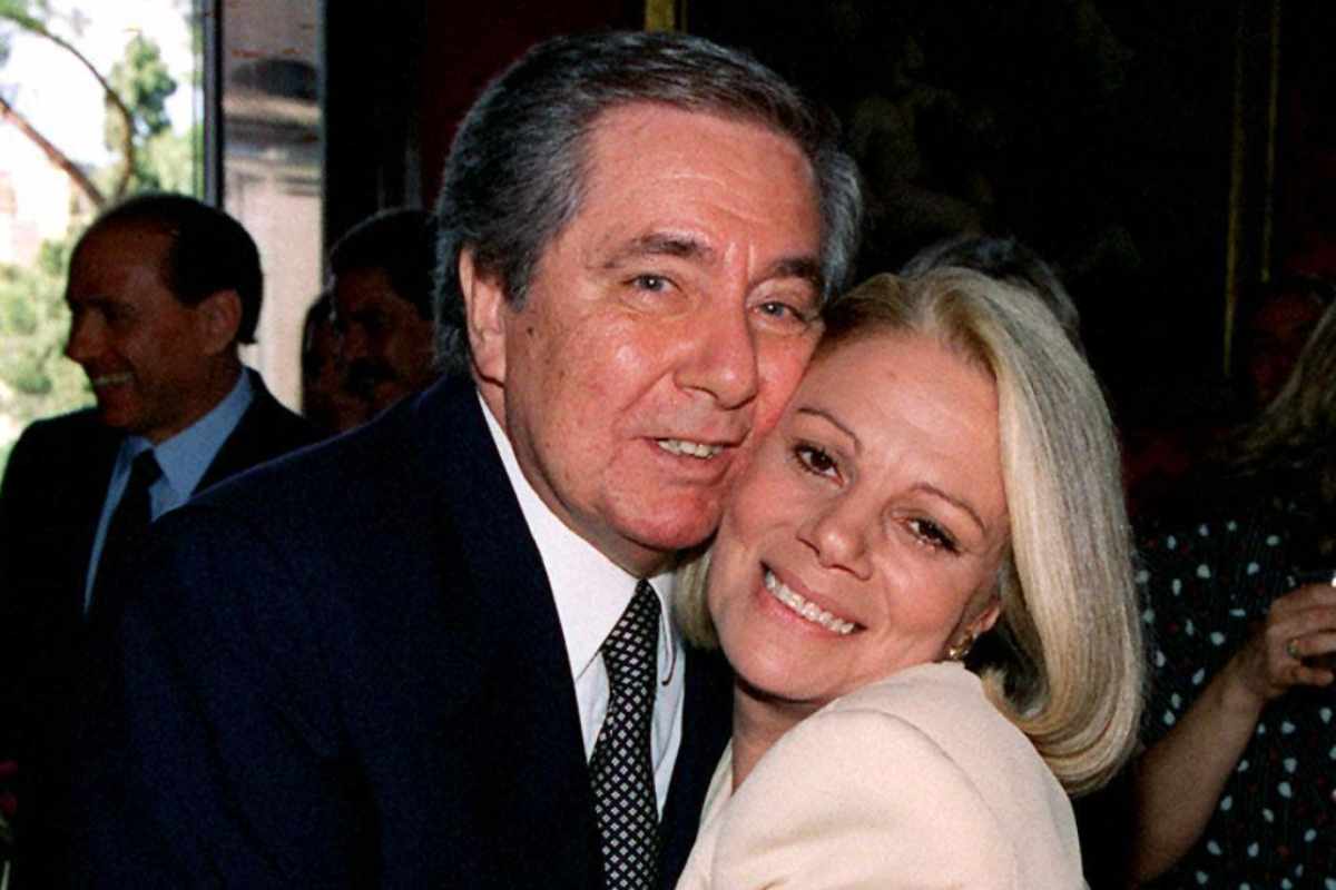 Corrado Mantoni e Marina Donato in una foto del '96