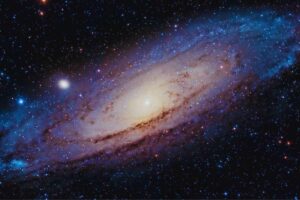 Immagine telescopica di una galassia