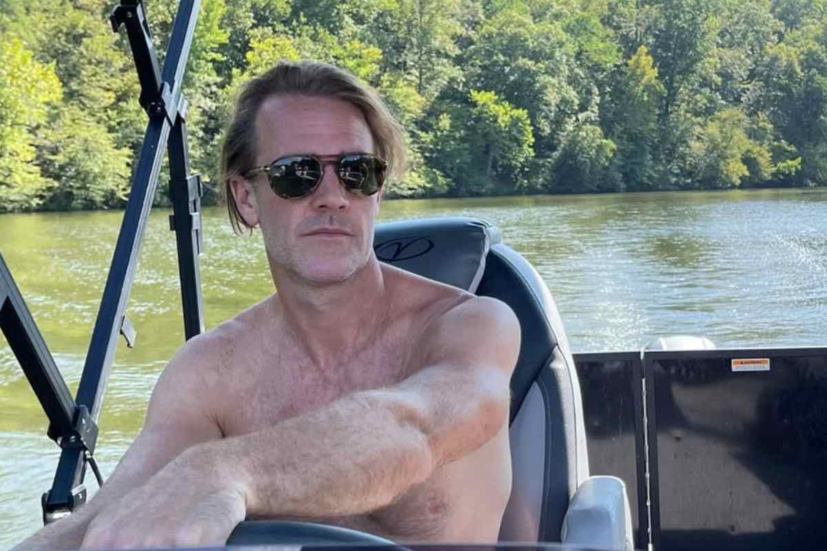 L'attore americano James Van Der Beek