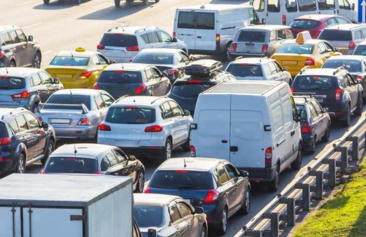Traffico in autostrada Agosto