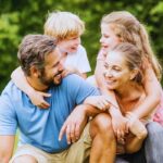 famiglia diquattro persone