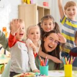 bambini all'asilo