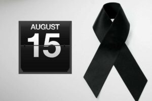 15 agosto e segnale lutto